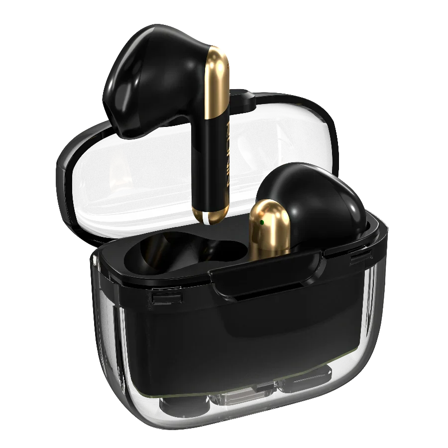 Ronin Snap Transparent Crystal Case Gaming Earbuds